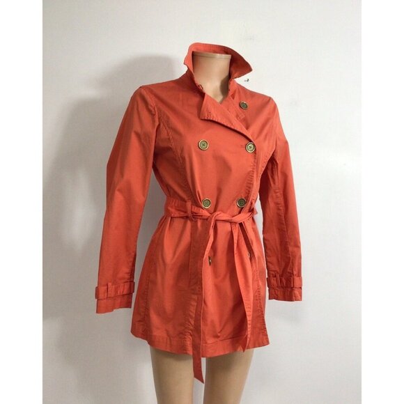 Michael Kors Trench Coat Jacket Womens Small - Picture 1 of 8